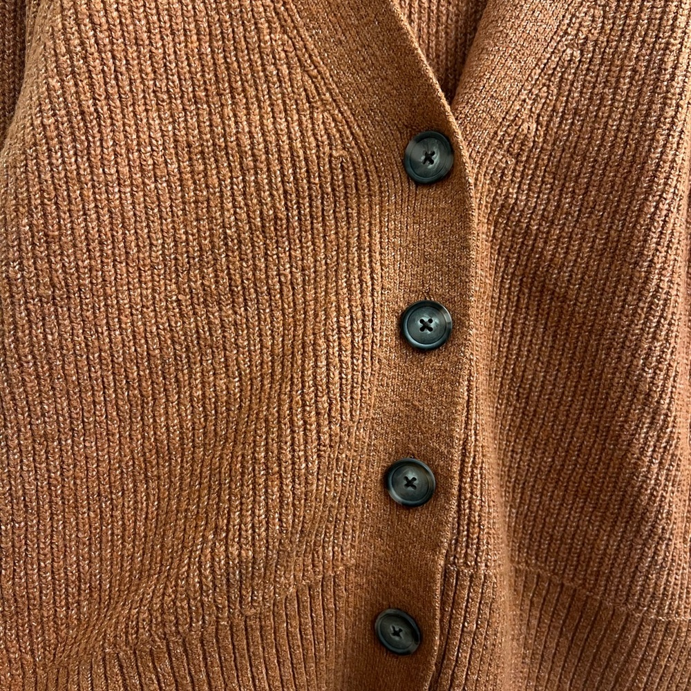 Old Navy Women's Rust Orange Cardigan Sweater | Size Small - Picture 5 of 5